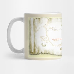 Treasure Map: You Are Terribly Lost Mug